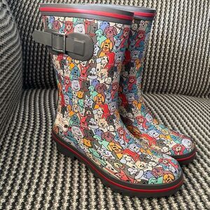 Skechers BOBS dogs Rain Check April Showers Rain Boot women’s shoe size 6